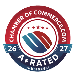 A+ Rated Business by Chamber of Commerce